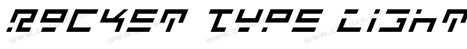 Rocket Type Light字体转换